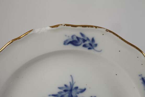 Meissen umfangreiches Speiseservice "Blaue Blume" - photo 16