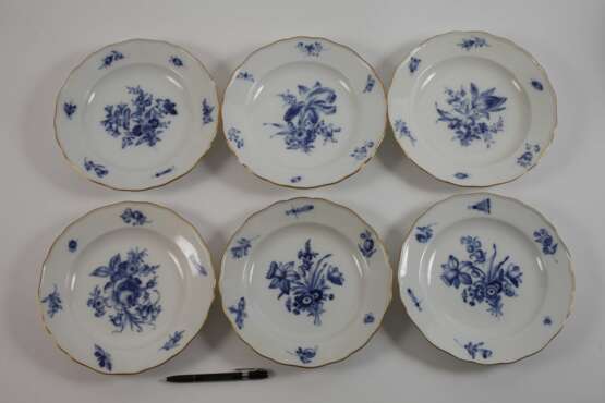 Meissen umfangreiches Speiseservice "Blaue Blume" - photo 20