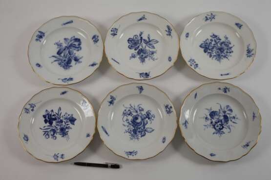 Meissen umfangreiches Speiseservice "Blaue Blume" - photo 23