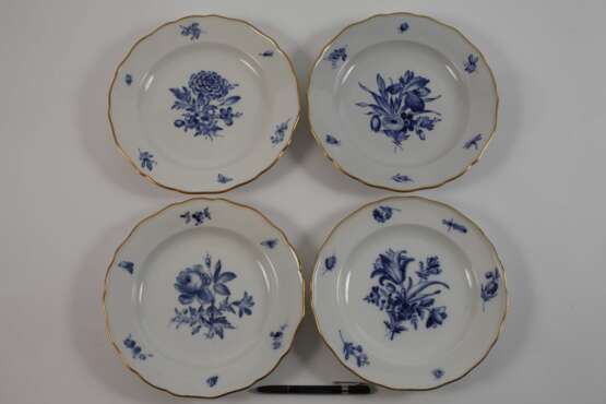 Meissen umfangreiches Speiseservice "Blaue Blume" - photo 24