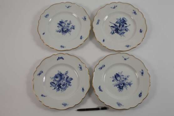 Meissen umfangreiches Speiseservice "Blaue Blume" - photo 25
