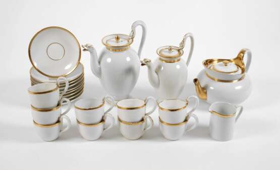 Meissen prunkvolles Kaffeeservice und Teekanne - photo 1