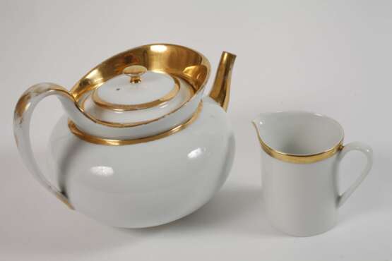 Meissen prunkvolles Kaffeeservice und Teekanne - photo 5