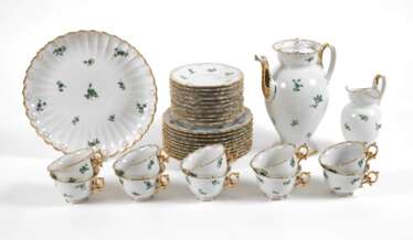 Meissen prunkvolles Kaffeeservice &amp;quot;Blumenzweige&amp;quot;