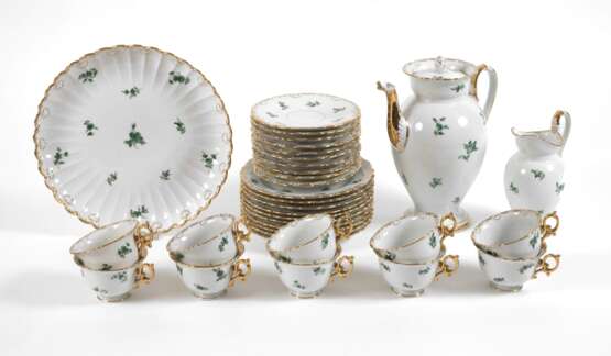 Meissen prunkvolles Kaffeeservice "Blumenzweige" - photo 1