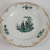 Meissen Wandteller "Figurenmalerei nach Watteau" - фото 2