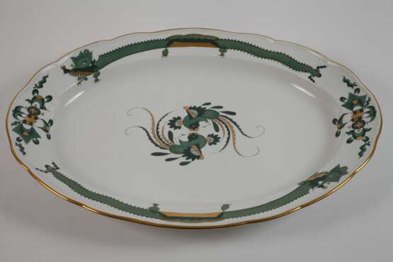 Meissen große Platte "Reicher grüner Drache" - photo 2