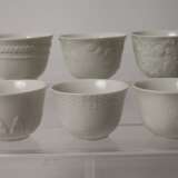 Meissen sechs Jubiläums-Koppchen mit Untertassen - photo 2