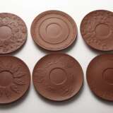 Meissen sechs Jubiläums-Koppchen mit Untertassen - photo 4
