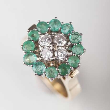 ''Smaragd-Brillant-Ring'' - фото 1