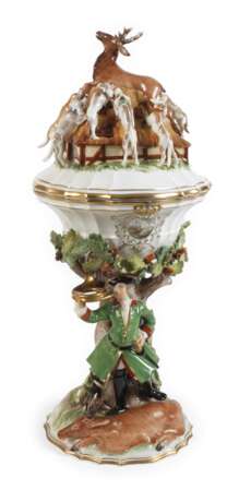 Meissen figürlicher "Jagdpokal" - photo 1