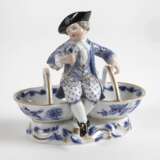 Meissen figürliche Saliere "Zwiebelmuster" - photo 1