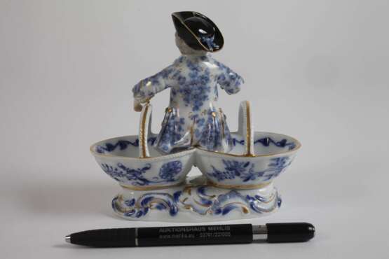 Meissen figürliche Saliere "Zwiebelmuster" - photo 3