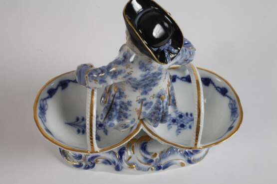 Meissen figürliche Saliere "Zwiebelmuster" - photo 4