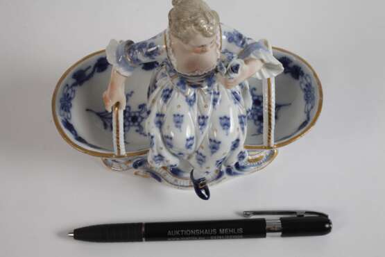 Meissen figürliche Saliere "Zwiebelmuster" - photo 4