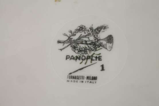 Richard Ginori Italien runde Platte "Panoplie" - photo 3