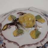 Teller und Deckeldose Fayence - photo 7