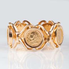 ''Gold-Armband mit 5 Münzen''
