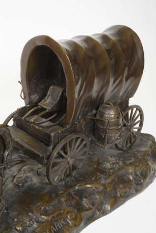 R. Clark, Chuck Wagon mit Reiter und Pferden - Foto 4