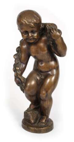 Putto mit Blütenranke - photo 1