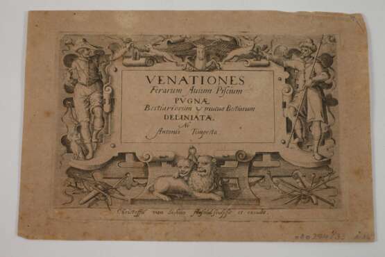 Antonio Tempesta, Konvolut aus "Venationes ..." - фото 2