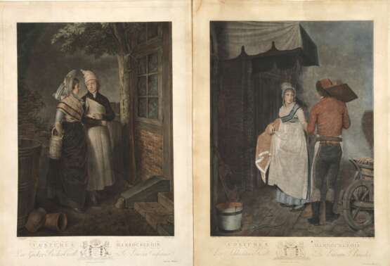 Pierre-Michel Alix, Paar Hamburger Trachten - photo 1
