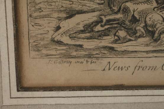 James Gillray, Karikatur auf Napoleon Bonaparte - photo 3