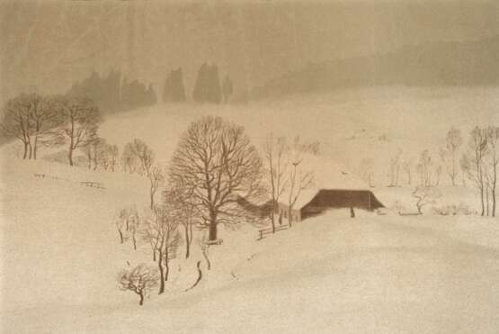 Karl Biese, "Winternebel" - photo 1