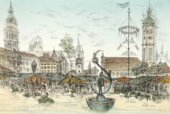 Michael Coudenhove-Kalergi, Der Viktualienmarkt - photo 1