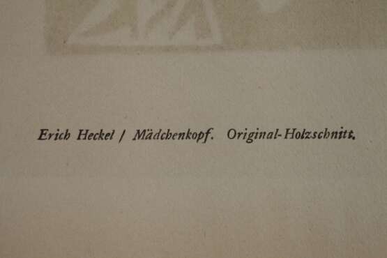 Erich Heckel, "Mädchenkopf" - photo 3