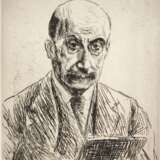 Max Liebermann, Selbstbildnis zeichnend - photo 1