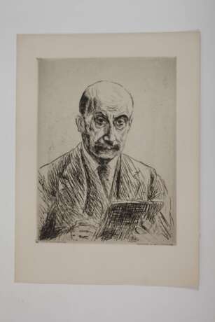 Max Liebermann, Selbstbildnis zeichnend - photo 2