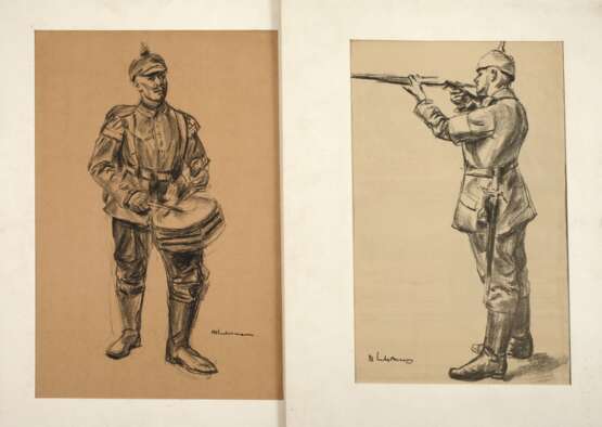Max Liebermann, Paar Lithographien - фото 1
