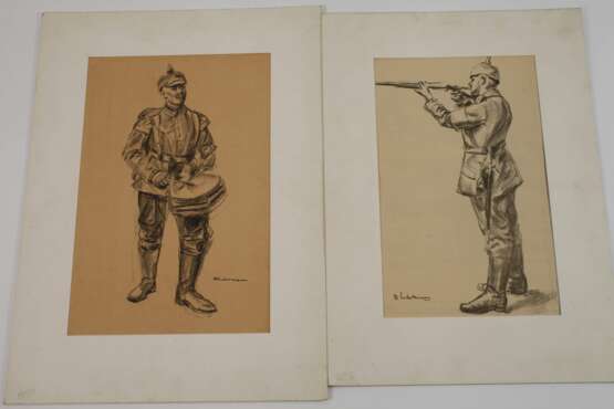 Max Liebermann, Paar Lithographien - фото 2