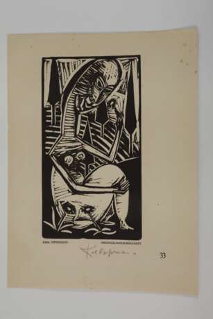 Karl Opfermann, Paar Holzschnitte - photo 3