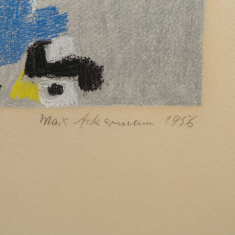 ACKERMANN, MAX (Berlin 1887-1975 Unterlengenhardt), "Komposition auf Grau", - photo 3