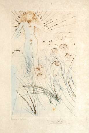 Salvador Dali, attr., "Die Geliebte weidet..." - photo 1