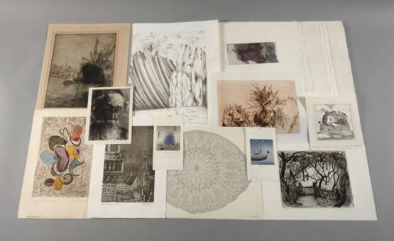 Umfangreiche Graphiksammlung 20./21. Jh. - photo 1