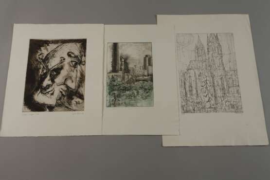 Umfangreiche Graphiksammlung 20./21. Jh. - photo 5