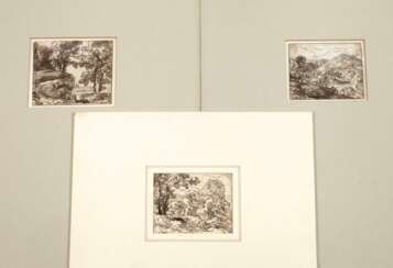 Ferdinand und Franz Kobell, attr., Zeichnungen