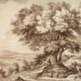 Blick in die Landschaft mit großem Baum - photo 1