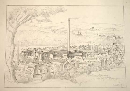 Georg Fritz, Papierfabrik Feldmühle in Liebau - photo 1