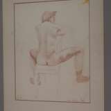 Eva Christina Fuchs, Sitzender Männerakt - photo 2