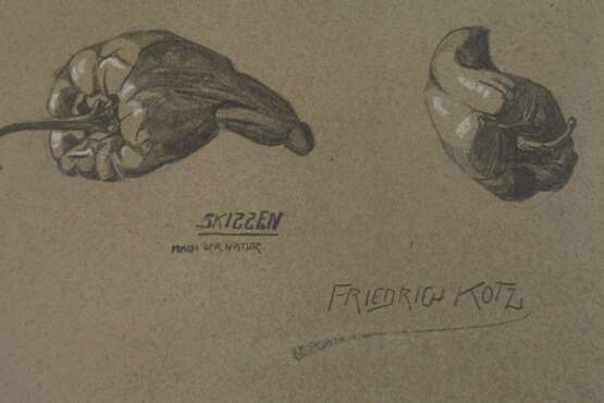 Friedrich Kotz, Paar Studienblätter - photo 5