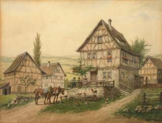 Karl Luckhardt, Oberhessisches Dorf-Altenschlierf 