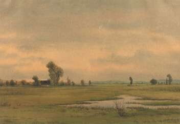 Hans Schiel, attr., &amp;quot;Herbstliche Uckermark