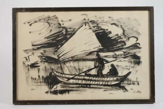 Ludwig Neu, Kahn auf dem Wasser - photo 2
