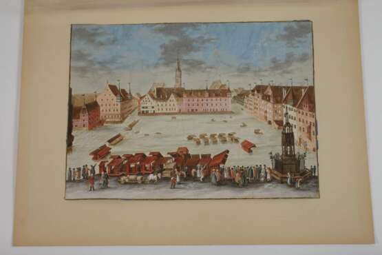 Der überflutete Hauptmarkt von Nürnberg, 1784 - photo 2