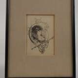 Hermann Vogel, Vignette mit Damenportrait - Foto 2
