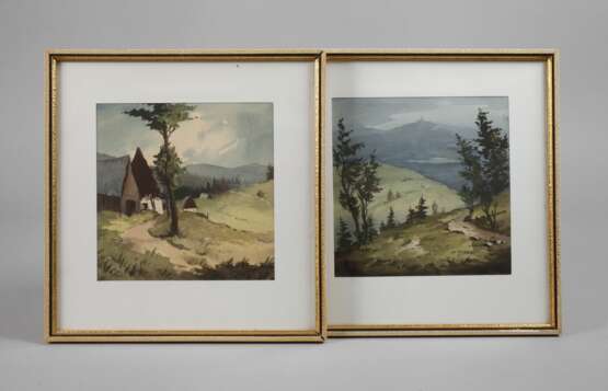 Willy Becker, Paar Erzgebirgsansichten - photo 1